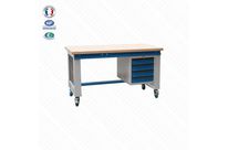 Etabli mobile avec caisson suspendu 4 tiroirs Armabo - ML1