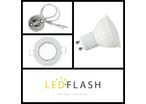 Kit spot led GU10 3 watt (eq. 30 watt) couleur éclairage blanc chaud 3000°K