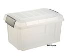 Caisse plastique avec couvercle 60 litres