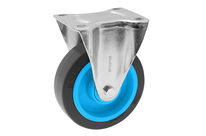 Roulette Résilex 250kg , fixe Ø 125mm, certifiée Origine France Garantie