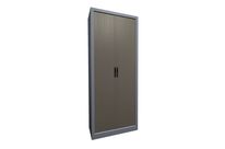 Armoire métal rideaux PVC lame terminale recouverte hauteur 198 cm