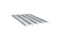 Plancher métal rayonnage 1500kg 5 renforts - Lot de 15