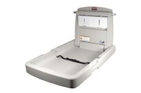 Rubbermaid - Table à langer pliable grise - Polypropylène - 97.8 cm hauteur - 59.5 cm largeur - Robuste et pratique