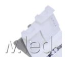 Raccord ruban LED mono-couleur à clapet