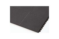 Notrax - Dalle anti-fatigue Cushion Ease Solid - Noir 91x91 cm - Caoutchouc, 19mm, Usage intensif, Éco-responsable