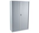 Manutan Expert - Armoire Haute Métal Gris Clair 120x195cm - 4 Tablettes 45kg - Fermeture à Clé - M1