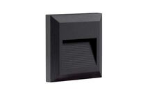 Balise LED saillie Carré 2W 220V 55° IP65 pour Escalier - Blanc Neutre 4000K - 5500K / Noir