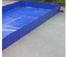 Bac de rétention plastique pliable 1500 litres
