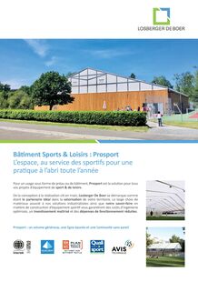 Bâtiment Sports & Loisirs : Prosport