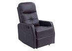 Identités - Fauteuil de relaxation Mercato simili-cuir chocolat - Ergonomique, 140 kg max, 2 ans garantie