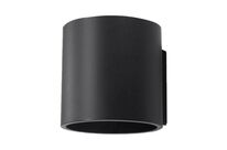 Applique Murale Cylindre pour Ampoule G9 - Noir
