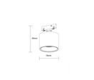 Downlight LED 7W pour Rail Magnétique M05 48V - Blanc Neutre 4000K - 5500K