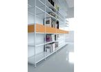 Bibliothèque Terre Design blanche avec tiroirs