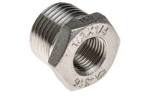 Raccord adaptateur fileté inox 316 | RS PRO Douille droite mâle 1/2