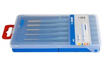 Jeu de chasse goupilles en boîte plastique - dimensions /6 - UNIOR ref: 601738 hauteur: 22 mm - longueur: 203 mm - largeur: 102 mm