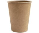 Gobelet carton kraft brun 25 cl / 10 oz x 1500 Firplast