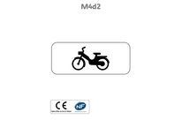 Panonceau cyclomoteurs M4d2