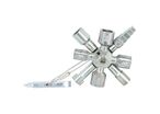 Knipex - Clé multifonctionnelle TwinKey® - Universelle 2 en 1 - Zinc - 92mm