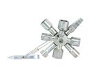 Knipex - Clé multifonctionnelle TwinKey® - Universelle 2 en 1 - Zinc - 92mm