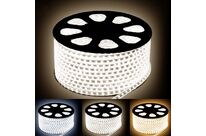 Ruban LED 220V Recoupable 50M 5050 IP65 60LED/m - Blanc Neutre 4000K - 5500K