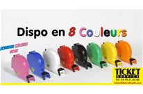 Distributeur de Ticket - réf.TR50 - ROSE - BLEU - BLANC