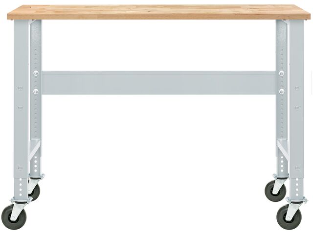 Établi modulaire Rubberwood avec roues 1500 mm MW Tools MOD150WR