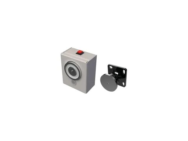 Ventouse maintien de porte ouverte murale - Bi-tension 24-48V