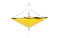 Pig - Déviateur de fuites parapluie - 123x123cm Jaune PVC/polyester - Barrage antipollution