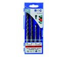 Coffret 4 forets béton SDS-plus X-TREME4 diamètre 5-10 mm BOHRCRAFT HB 4-XT 