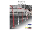 Barrière à chaînes de signalisation