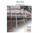 Barrière à chaînes de signalisation