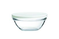 Saladier empilable Arcoroc en verre trempé + Couvercle145XH62MM 62.5cl (X12) Firplast