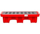 Bac de rétention en PE 1300x700x300mm - avec grille - cap. 120L MW Tools OPB2200