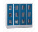 Casier métallique 12 cases | Plexiglas