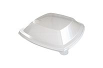 Couvercle pour assiette pulpe carrée Ø 21 cm x 300 Firplast