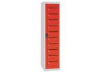 Armoire A Courrier Gris/rouge Ht:1800 Mm