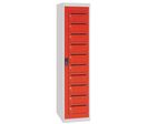 Armoire A Courrier Gris/rouge Ht:1800 Mm
