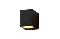 Applique Murale LED IP44 Rectangle pour Ampoules GU10 - Noir