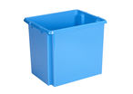 Caisse plastique domestique bleu 45 litres