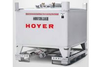 Containers cubiques en inox de faible hauteur pour produits chimiques | En location