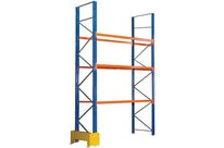 Manorga - Rack à palettes Easy-Rack Départ - 4500x2700x1100mm - Époxy Bleu/Orange - 4 Niveaux - 1600kg/niveau