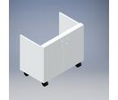 Meuble mobile P800 sous cuve | R-MRC2P-8 