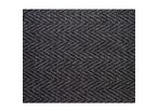 Tapis Polypro Fibre En Chevron 90 X150 Cm Anth Racite