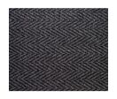 Tapis Polypro Fibre En Chevron 90 X150 Cm Anth Racite