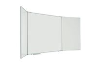 Smit Visual - Tableau blanc 5 faces émaillé magnétique 200x120 cm - Éco-responsable FSC