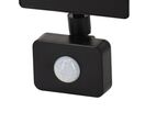 Projecteur LED Détecteur de Mouvement Crépusculaire 50W Extra Plat IP65 NOIR - Blanc Neutre