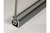 Joints profilés aluminium à fente de 10 mm - pour panneau de 3 mm - Gris-6m