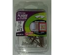 Cheville spiralu nylon- Spécial plaque de plâtre - 10 pièces - 126203000