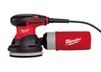 Ponceuse excentrique MILWAUKEE ROS125E - 300W Ø125mm + 3 Abrasifs, sac de transport - 4933433180 