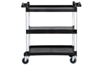 Chariot de service 3 plateaux en polypropylène